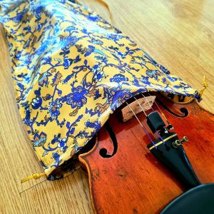Cello Bag – Gunmetal & Gold Paisley – Carmen Bruna – Spanish Premium  Handmade Designs