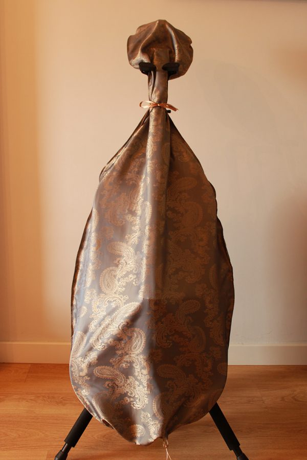 Cello Bag – Gunmetal & Gold Paisley – Carmen Bruna – Spanish Premium  Handmade Designs